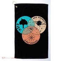 42 The Answer To Life Universe And Everything Astronomer Golf Towel thumb 0