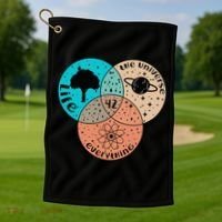42 The Answer To Life Universe And Everything Astronomer Golf Towel thumb 1