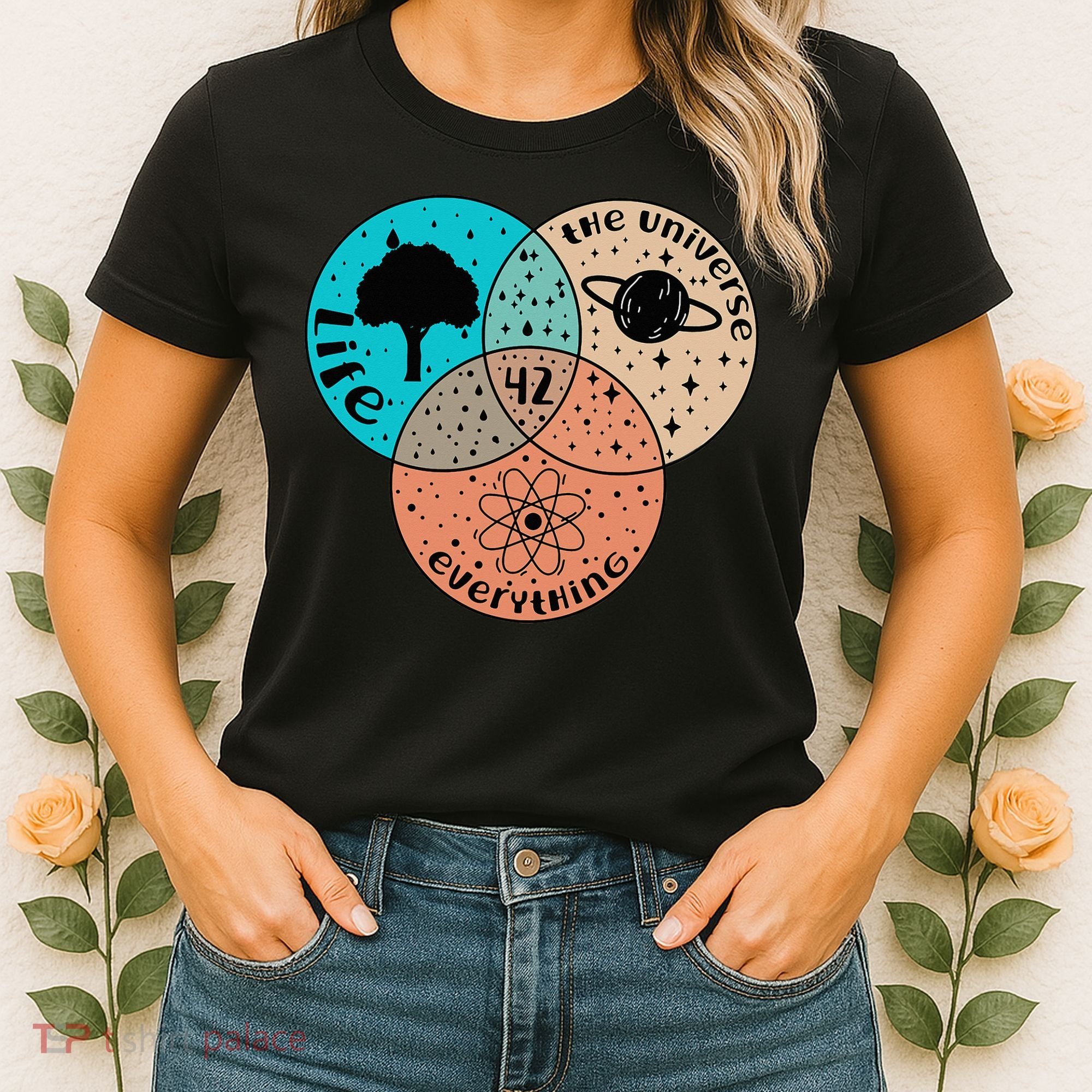 42 The Answer To Life Universe And Everything Astronomer Women's T-Shirt