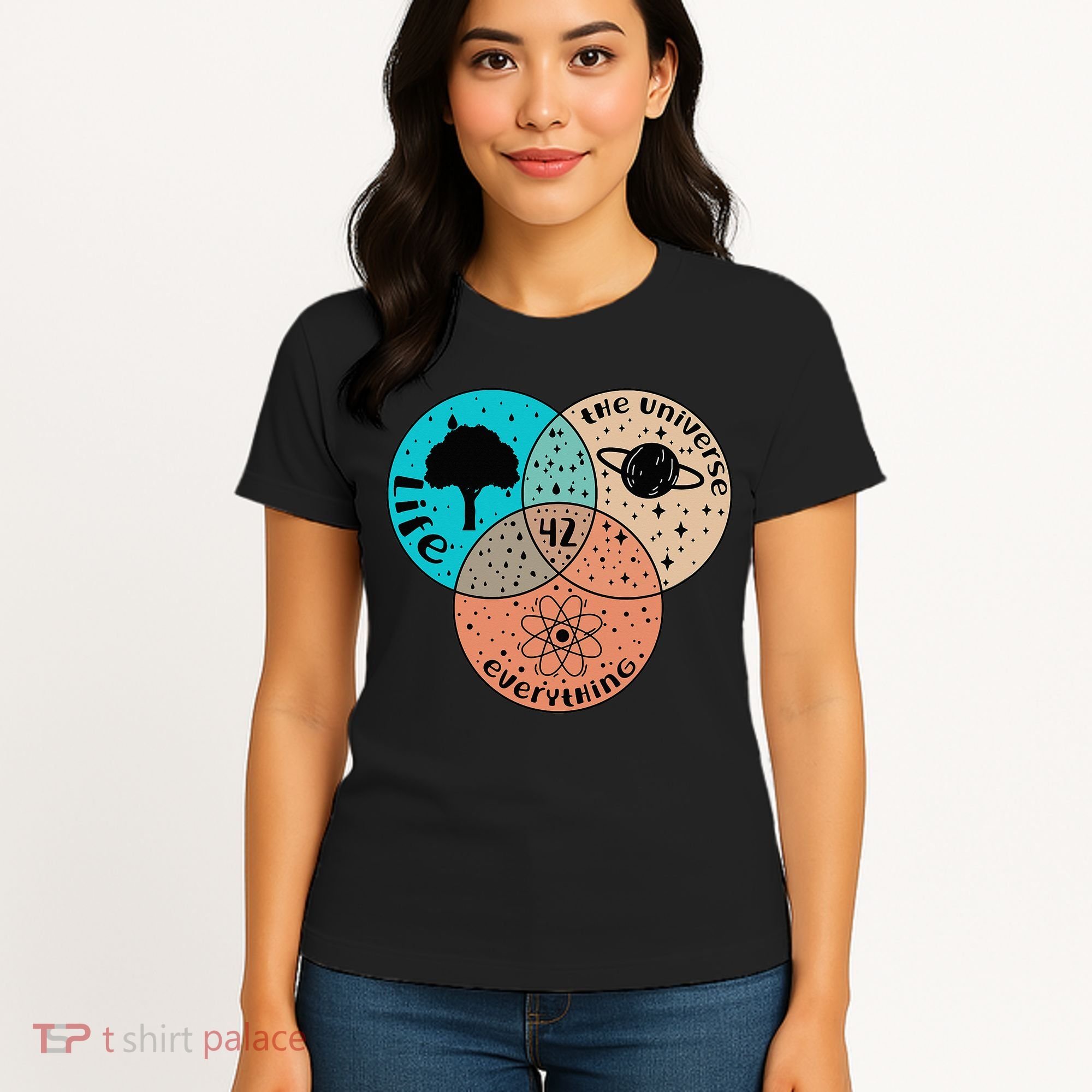 42 The Answer To Life Universe And Everything Astronomer Women's T-Shirt