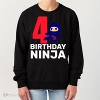 4th Birthday Ninja  Women's Sweatshirt thumb 0