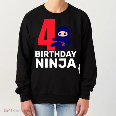 4th Birthday Ninja Women's Sweatshirt