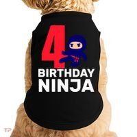 4th Birthday Ninja  Doggie Tank thumb 0