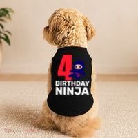 4th Birthday Ninja  Doggie Tank thumb 2