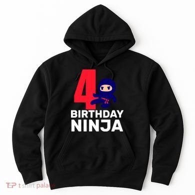 4th Birthday Ninja  Hoodie