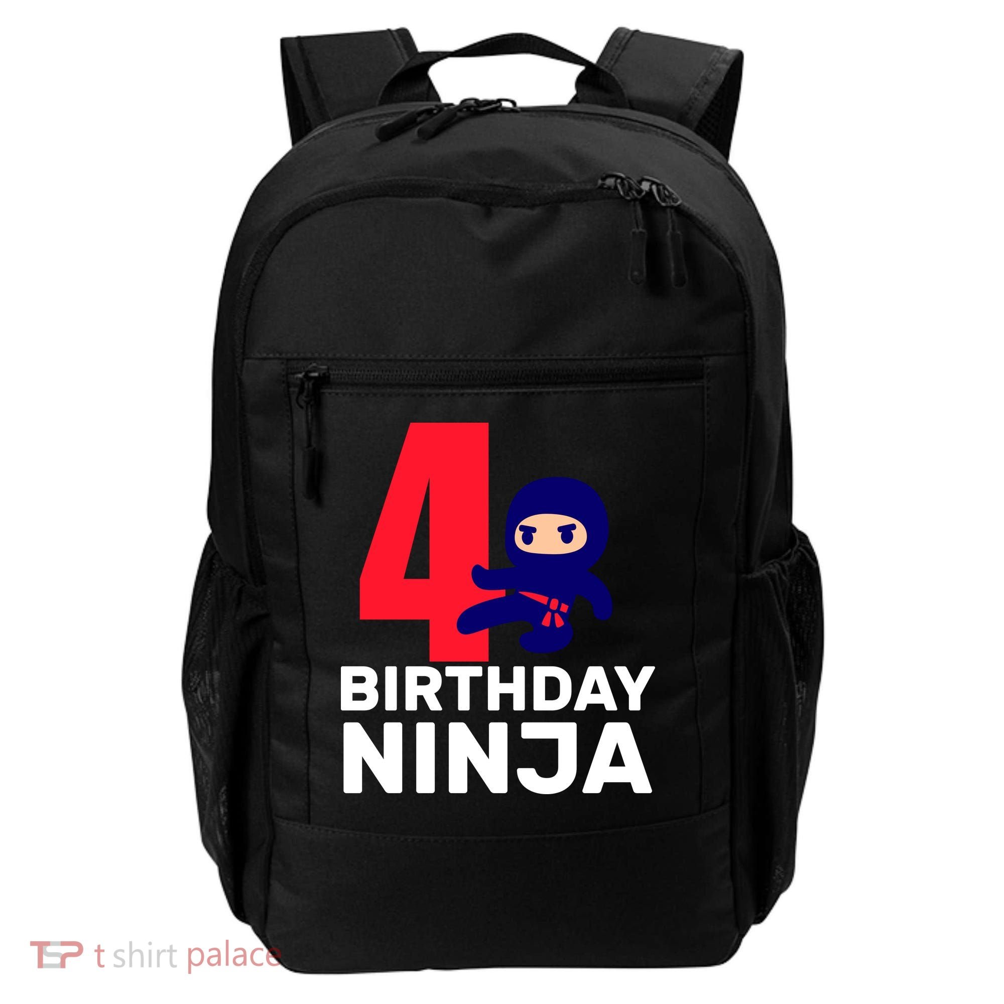 4th Birthday Ninja  Backpack