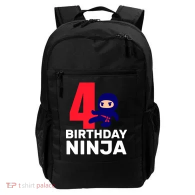 4th Birthday Ninja Backpack