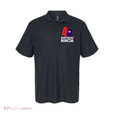 4th Birthday Ninja Polo