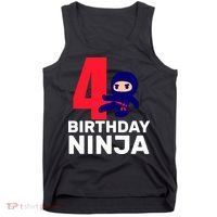 4th Birthday Ninja  Tank Top thumb 0