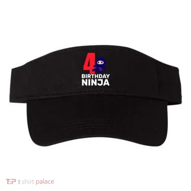 4th Birthday Ninja  Visor