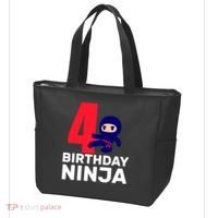 4th Birthday Ninja  Tote Bag thumb 3