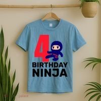 4th Birthday Ninja  T-Shirt thumb 2