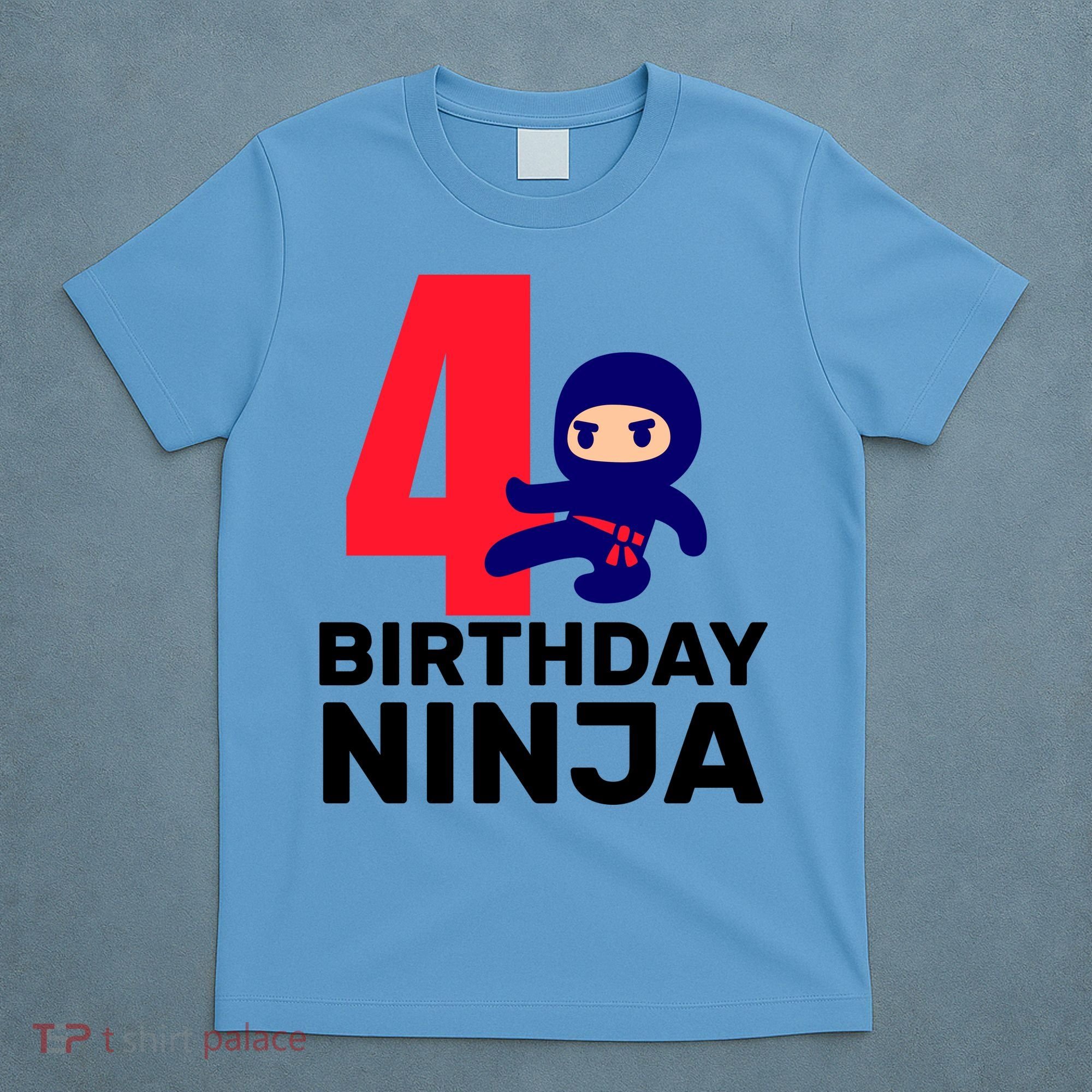 4th Birthday Ninja  T-Shirt