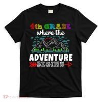 4th Grade Is Where The Adventure Begins  T-Shirt thumb 0