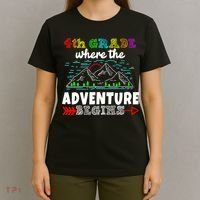 4th Grade Is Where The Adventure Begins  T-Shirt thumb 4