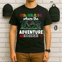 4th Grade Is Where The Adventure Begins  T-Shirt thumb 6