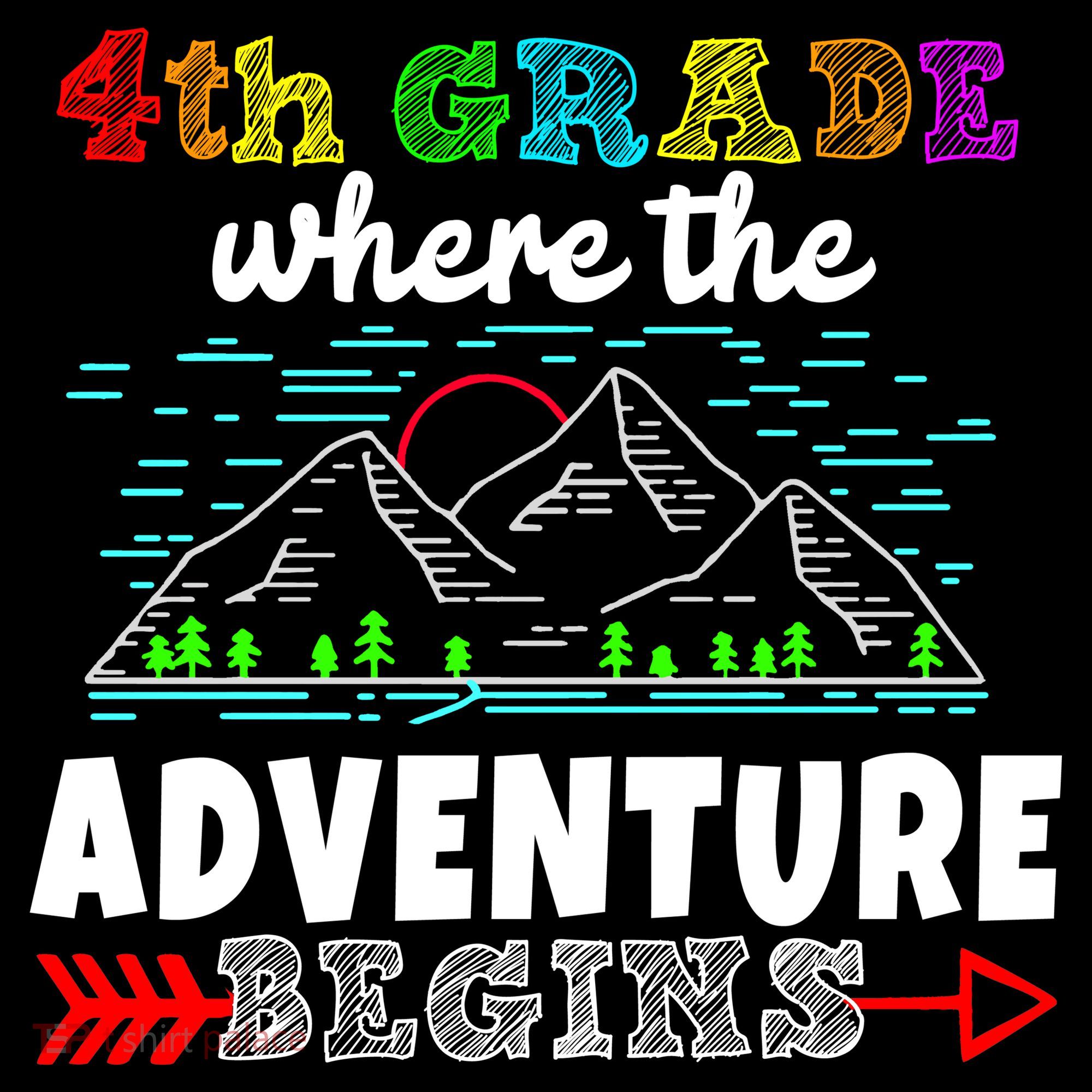 4th Grade Is Where The Adventure Begins  Mousepad