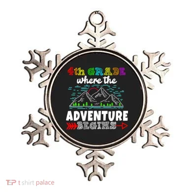 4th Grade Is Where The Adventure Begins  Ornament