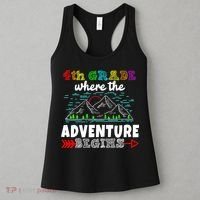 4th Grade Is Where The Adventure Begins  Women's Tank Top thumb 3