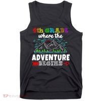 4th Grade Is Where The Adventure Begins  Tank Top thumb 0