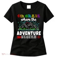 4th Grade Is Where The Adventure Begins  Women's T-Shirt thumb 0