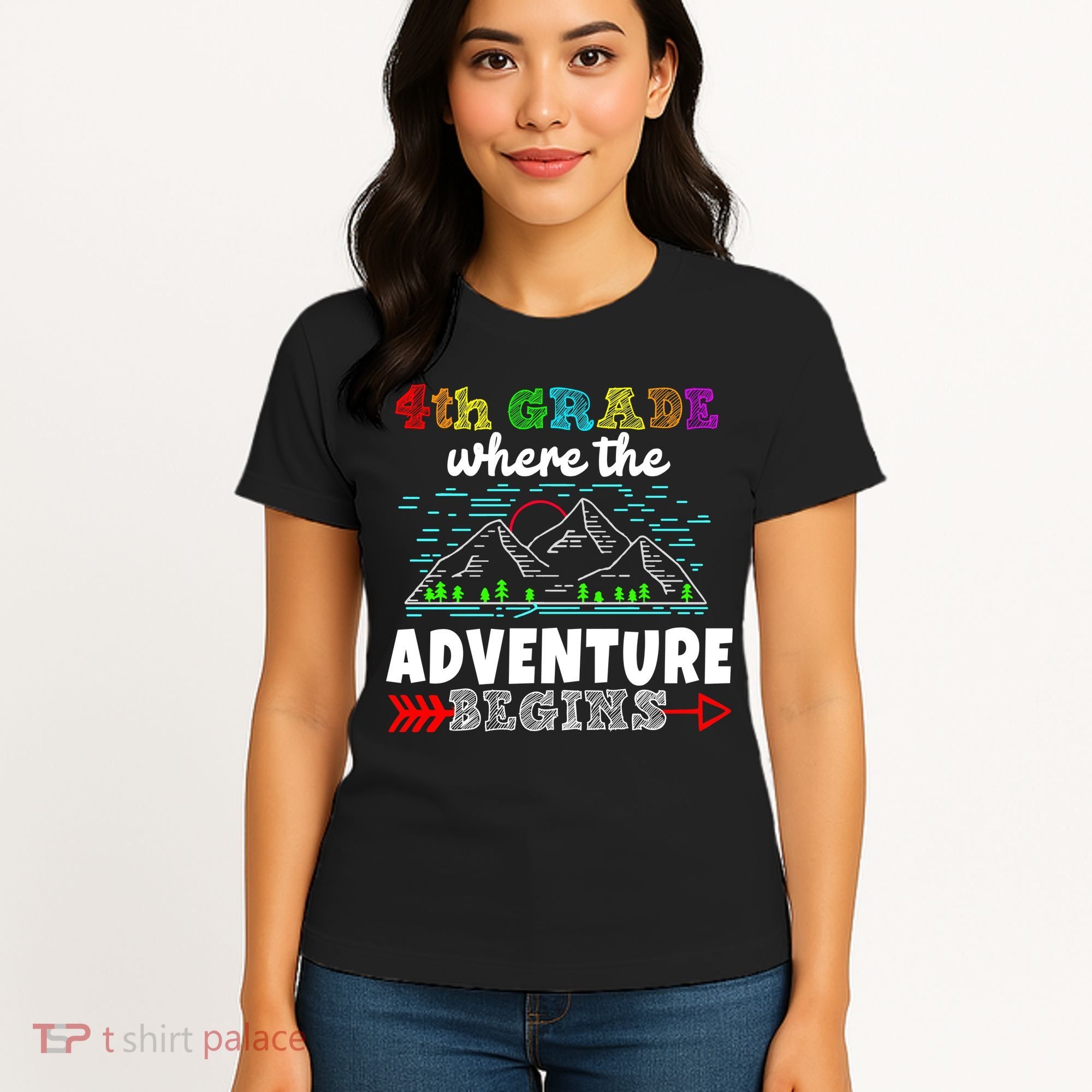 4th Grade Is Where The Adventure Begins  Women's T-Shirt