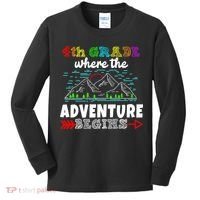 4th Grade Is Where The Adventure Begins  Kids Long Sleeve Shirt thumb 0
