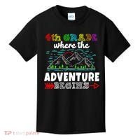 4th Grade Is Where The Adventure Begins  Kids T-Shirt thumb 0