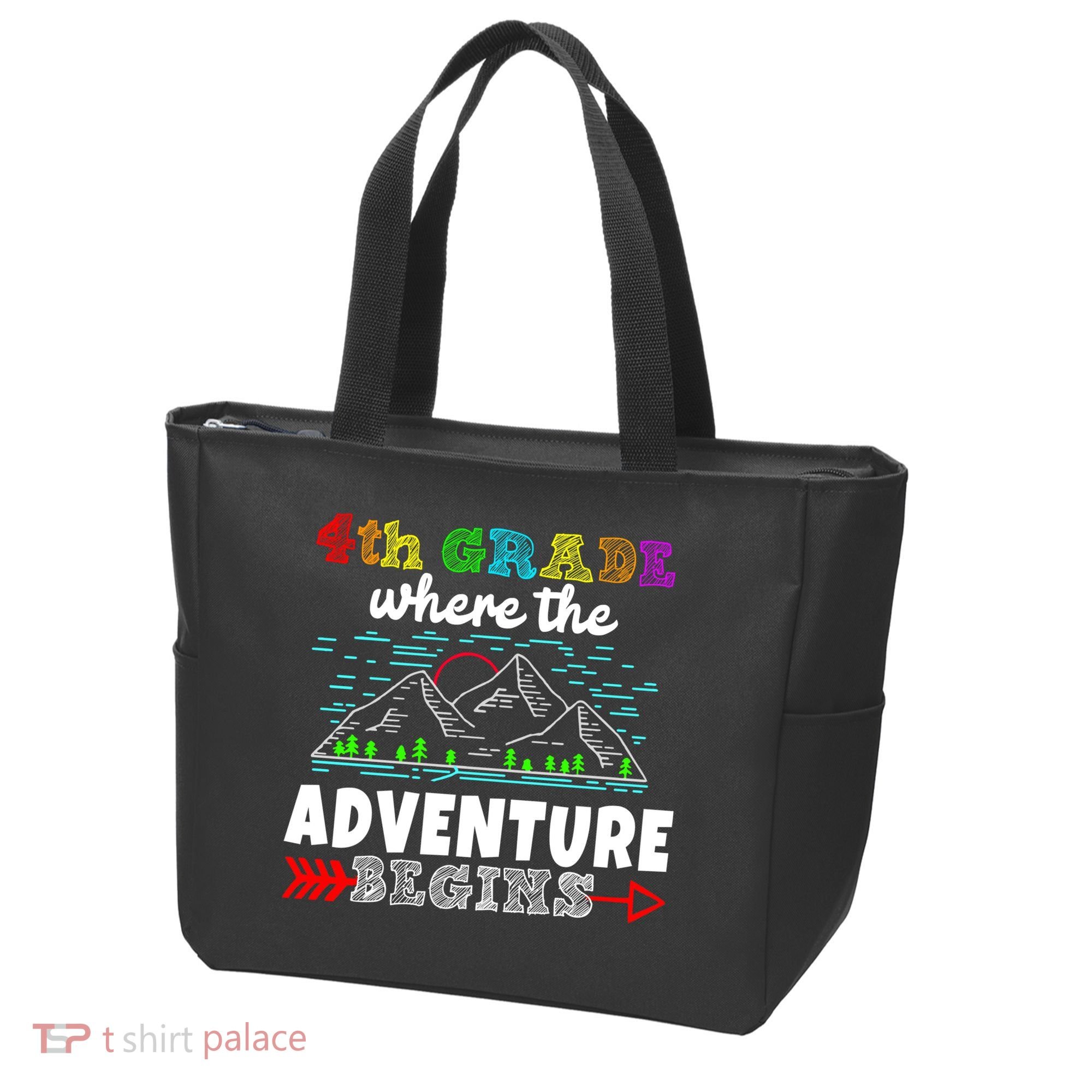 4th Grade Is Where The Adventure Begins  Tote Bag