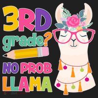 4th Grade? No Prob Llama Women's Sweatshirt thumb 2