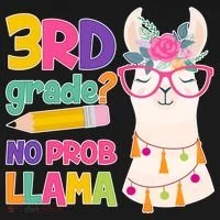 4th Grade? No Prob Llama Doggie Tank thumb 4