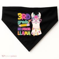 4th Grade? No Prob Llama USA-Made Doggie Bandana thumb 0
