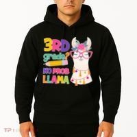 4th Grade? No Prob Llama Hoodie thumb 2