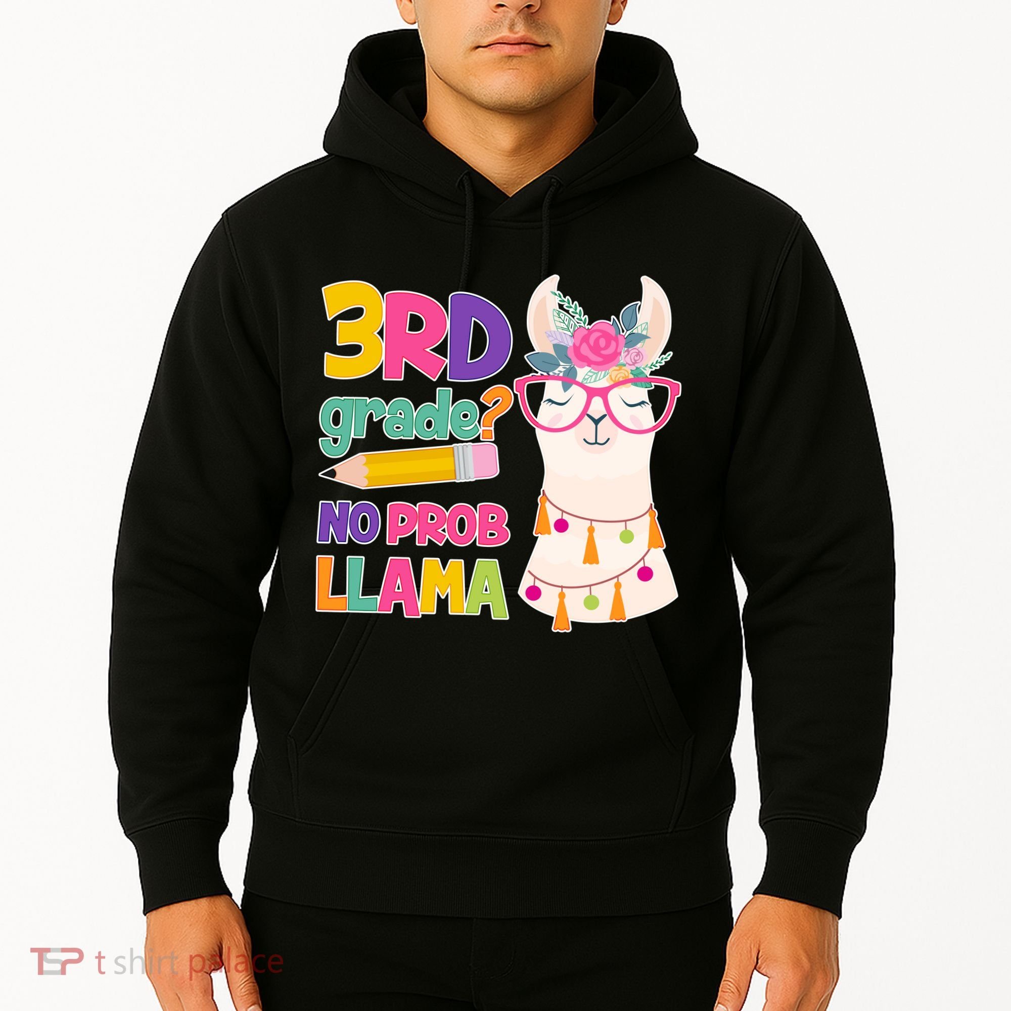 4th Grade? No Prob Llama Hoodie
