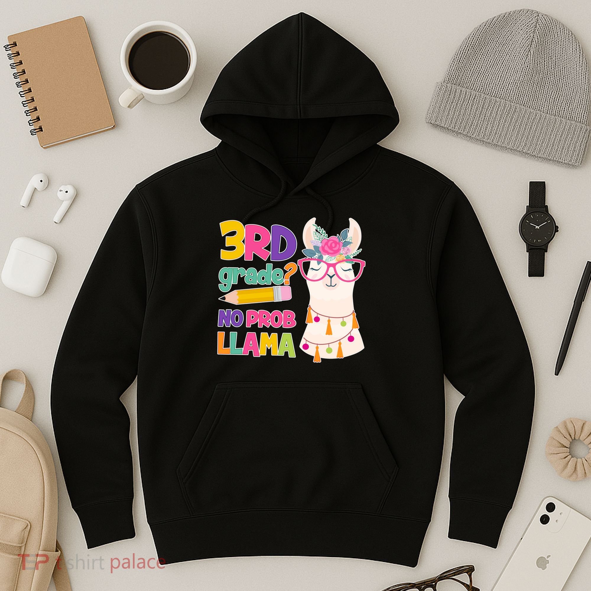 4th Grade? No Prob Llama Hoodie