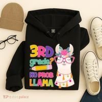 4th Grade? No Prob Llama Hoodie thumb 4