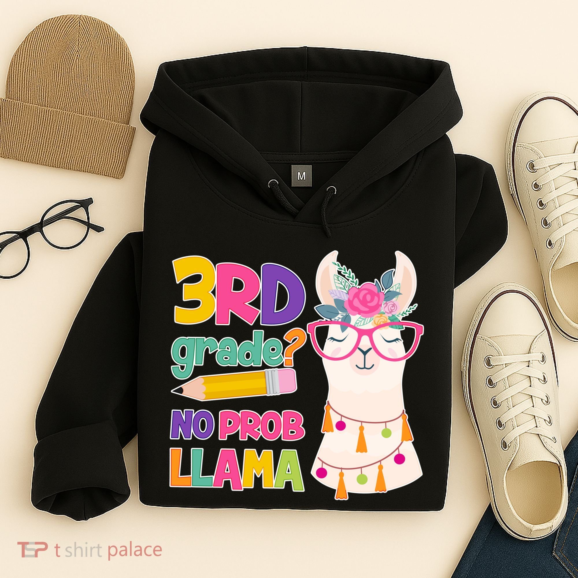4th Grade? No Prob Llama Hoodie