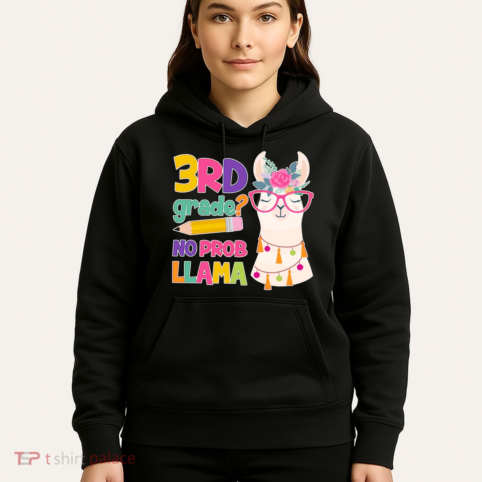 4th Grade? No Prob Llama Hoodie