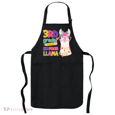 4th Grade? No Prob Llama Apron