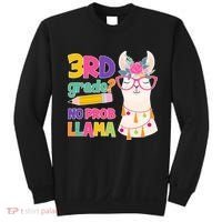4th Grade? No Prob Llama Sweatshirt thumb 0