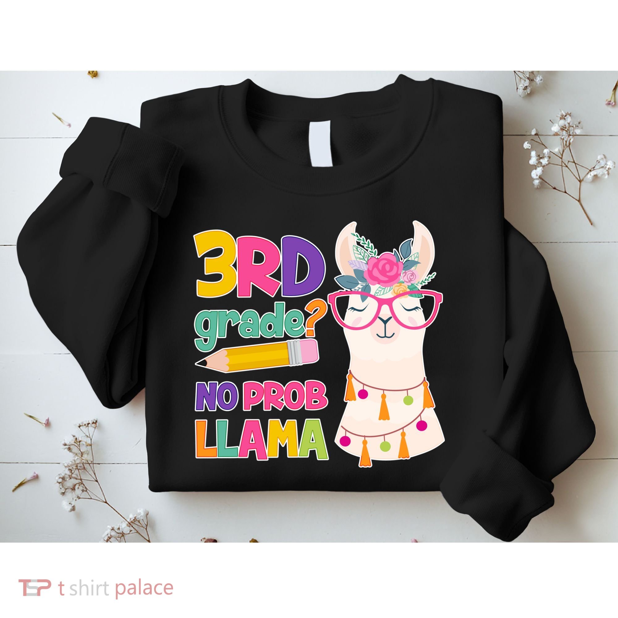 4th Grade? No Prob Llama Sweatshirt