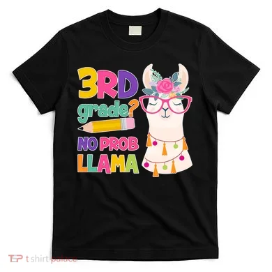 4th Grade? No Prob Llama T-Shirt