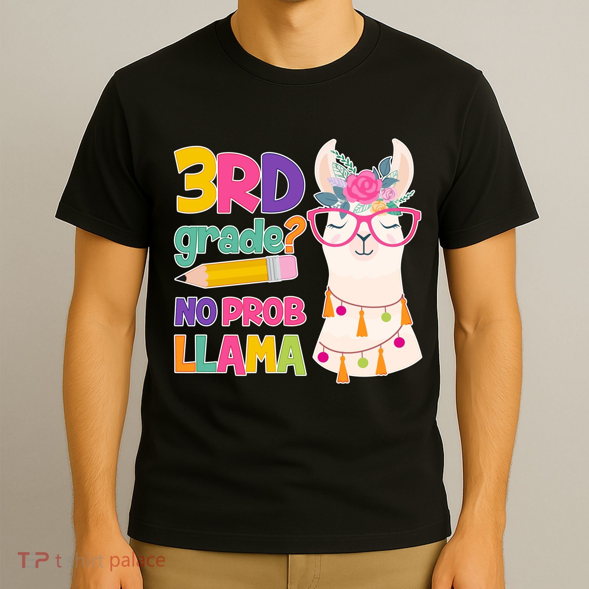 4th Grade? No Prob Llama T-Shirt