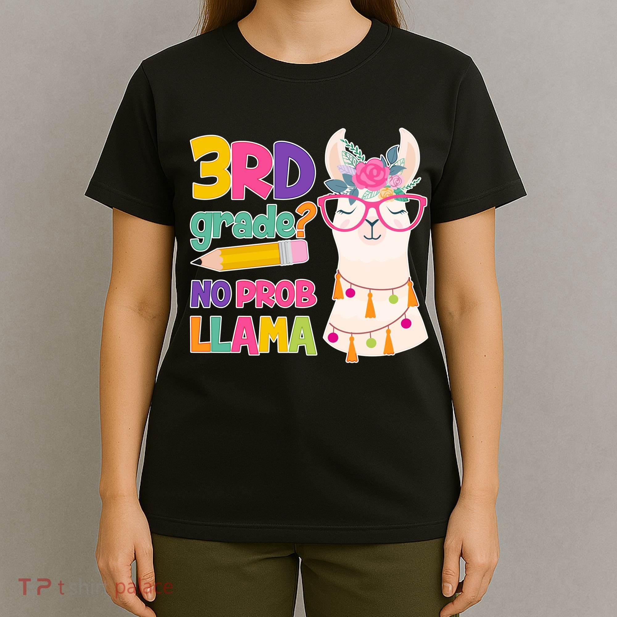 4th Grade? No Prob Llama T-Shirt