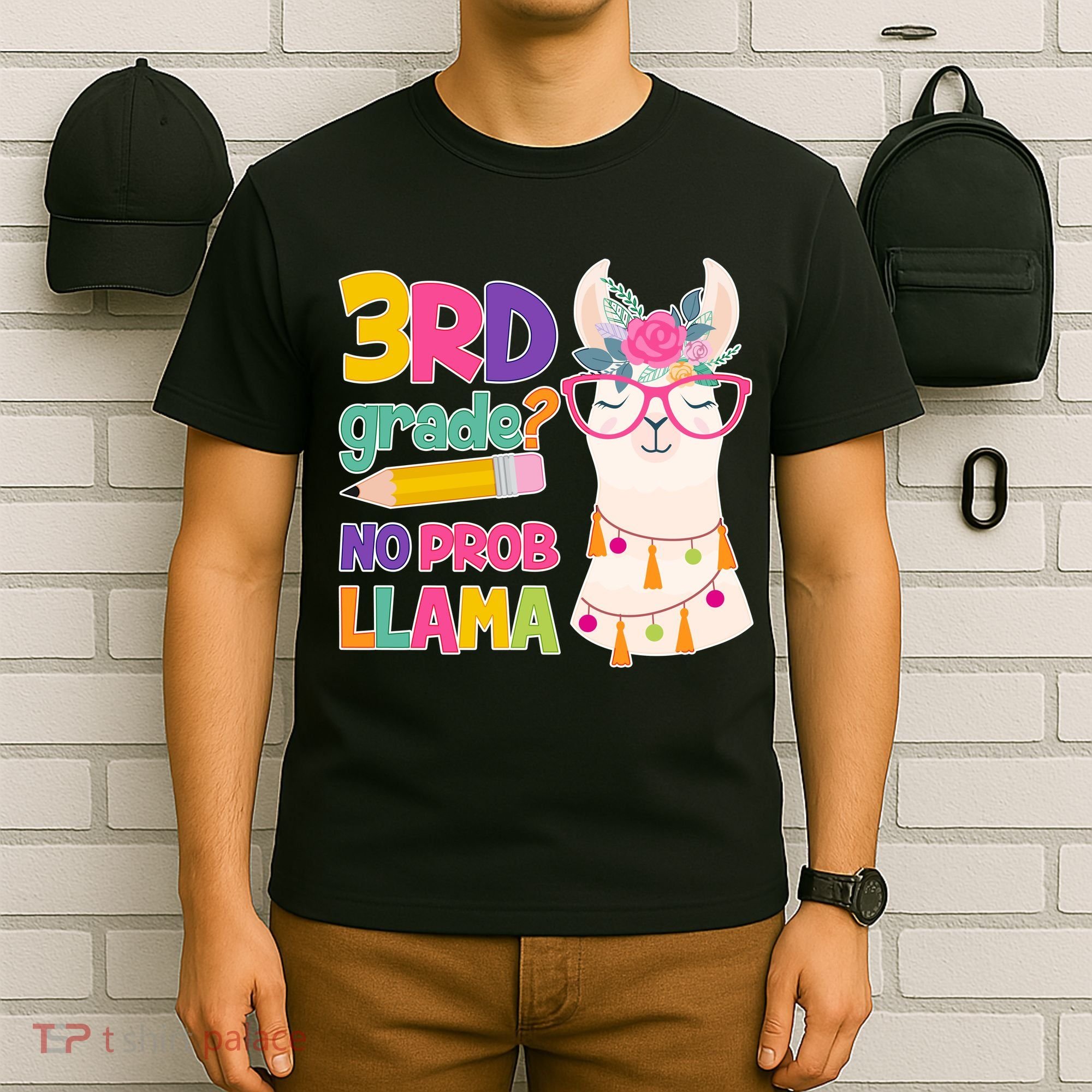 4th Grade? No Prob Llama T-Shirt