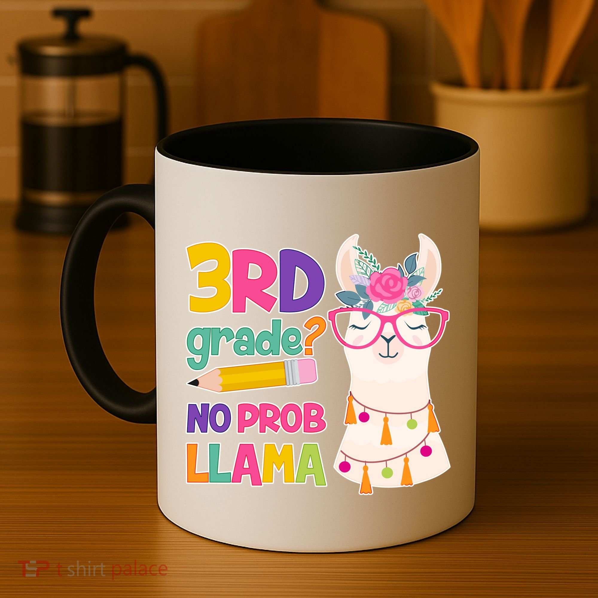 4th Grade? No Prob Llama Coffee Mug