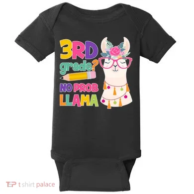 4th Grade? No Prob Llama Baby Bodysuit
