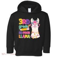 4th Grade? No Prob Llama Toddler Hoodie thumb 0