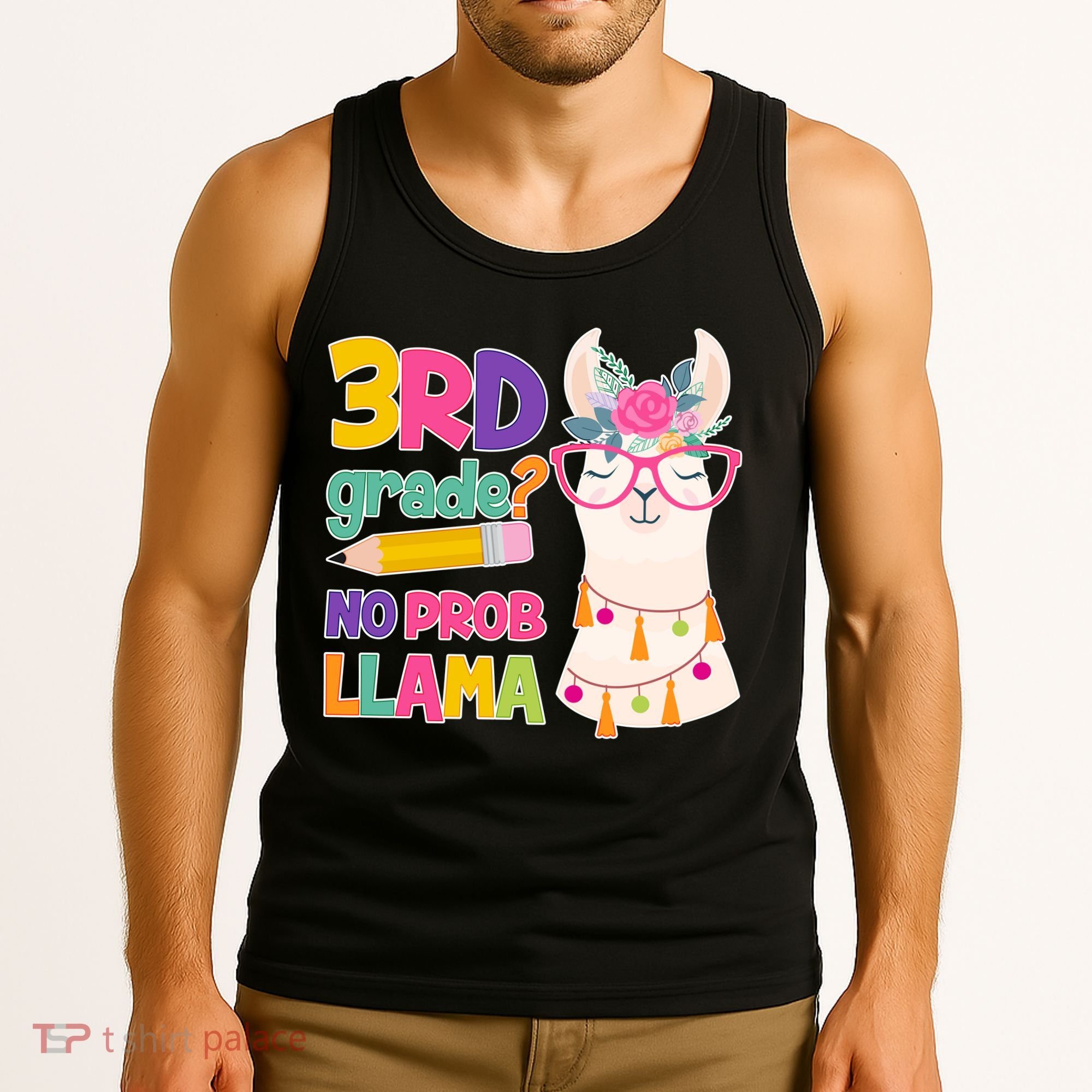 4th Grade? No Prob Llama Tank Top