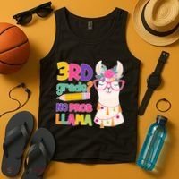 4th Grade? No Prob Llama Tank Top thumb 4